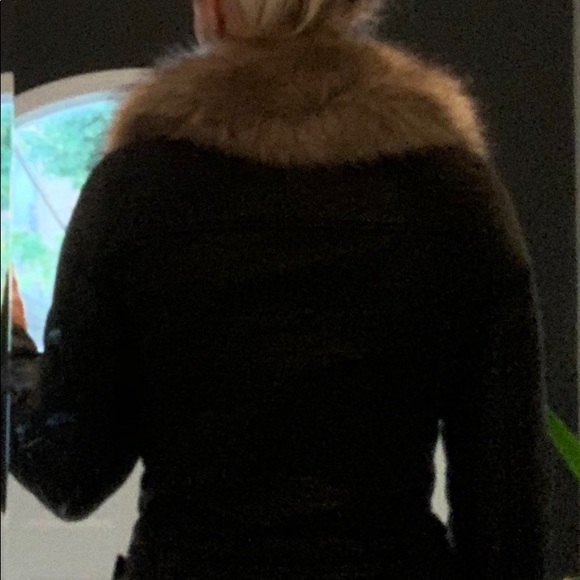 Topshop Moto Jacket with Removable Ruff - Picture 6 of 6